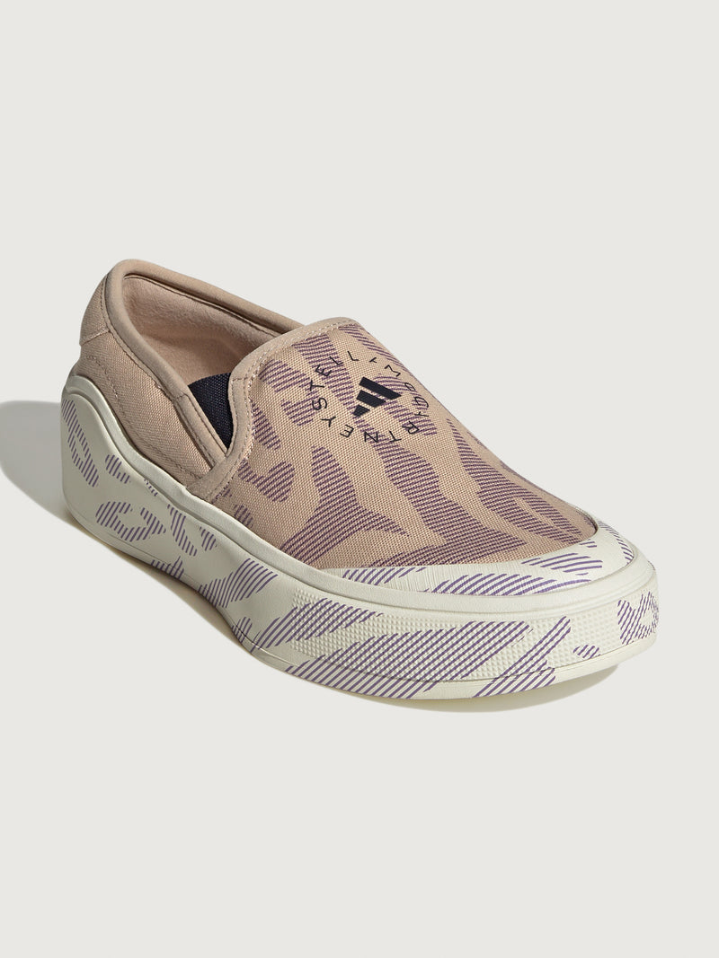 aSMC COURT SLIP ON REG COTTON - GINGER/deep lilac/legend ink