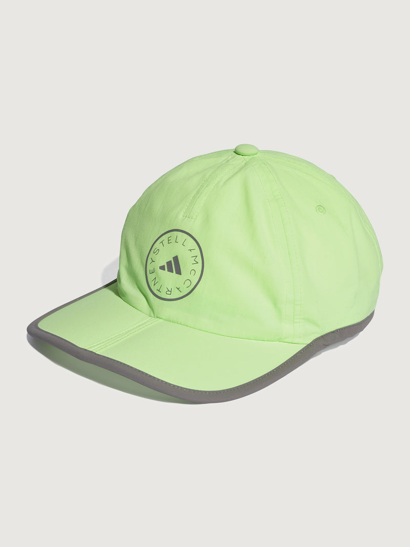 adidas by Stella McCartney Run Cap - Green Spark/Dove Grey