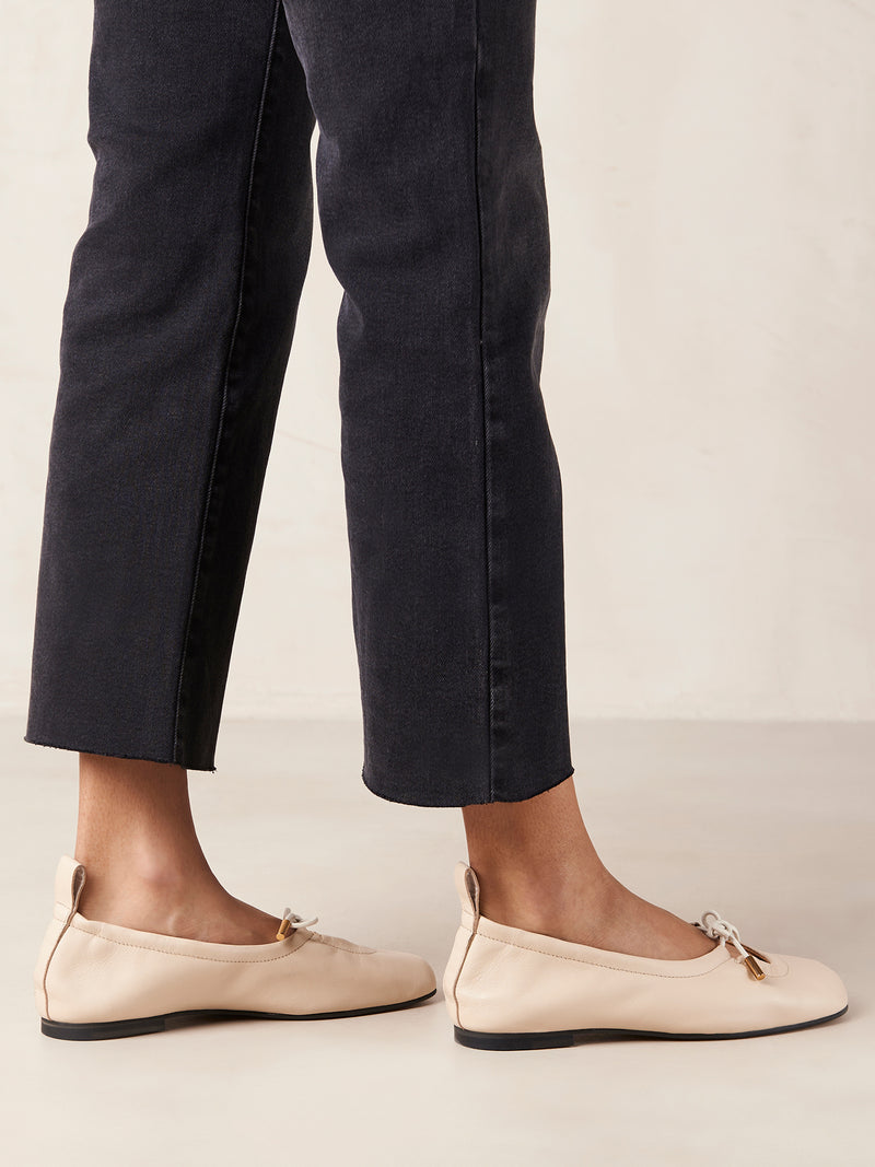 Rosalind Ballet Flats - Cream