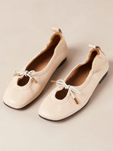 Rosalind Ballet Flats - Cream