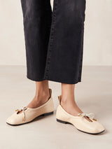 Rosalind Ballet Flats - Cream