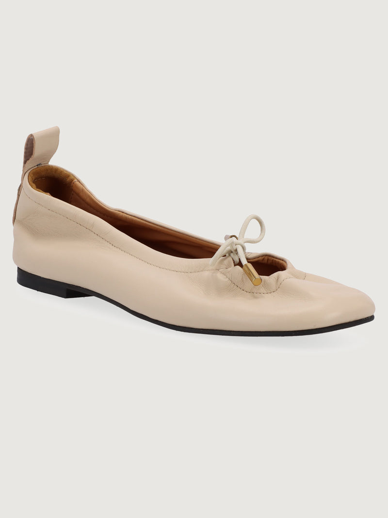 Rosalind Ballet Flats - Cream