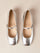 Por Do Sol Shimmer Silver Leather Ballet Flats - Shimmer Silver