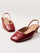 Lindy Bliss Red Leather Pumps - Red