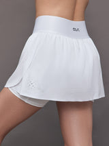 Cross-Court Pickleball Skirt - White