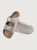 Arizona Soft Footbed - Antique White Suede