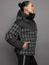 Irina Boucle Puffer - Black Combo