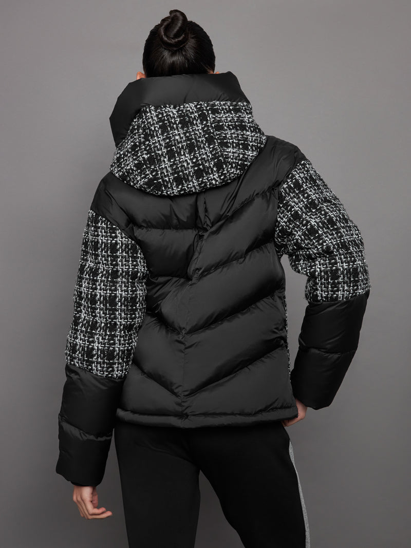 Irina Boucle Puffer - Black Combo