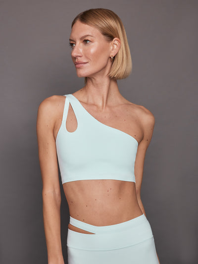 Aria One Shoulder Bra - Ice