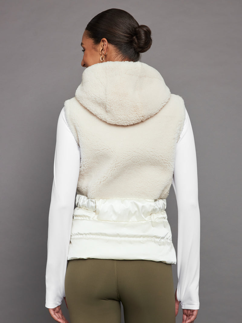 Minka Vest - Merino Curly Lambfur