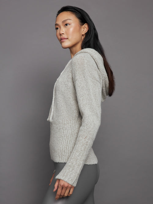 Camille Luxe Hoodie - Dusk Melange