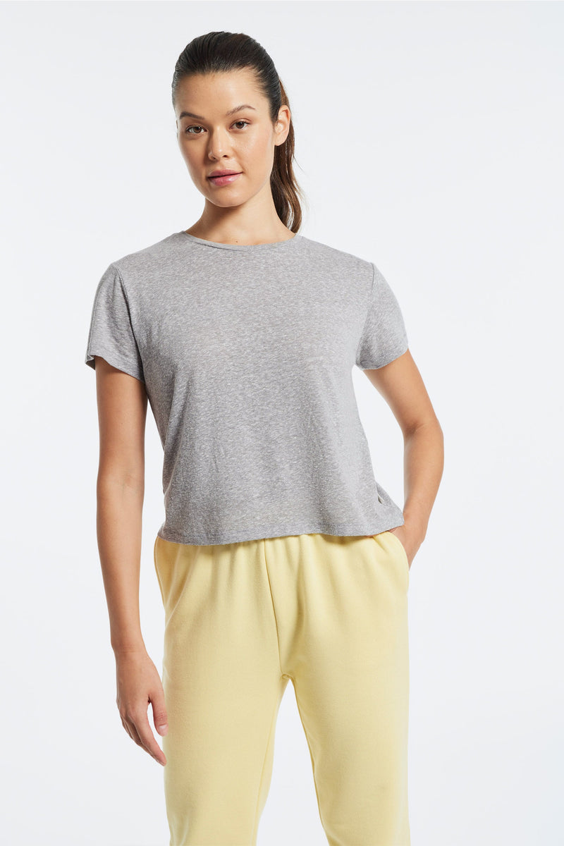 Bowery Boxy Tri-Blend Tee - Heather Grey