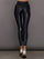 Regular Rise 7/8 Legging in Takara Shine - Black