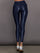 Regular Rise 7/8 Legging in Takara Shine - Navy Blazer