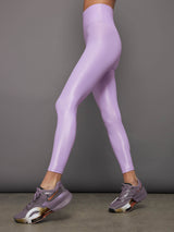 High Rise 7/8 Legging in Takara Shine - Crocus Petal