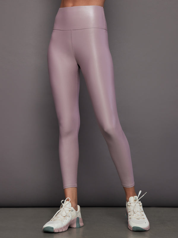 High Rise 7/8 Legging in Takara Shine - Seafog