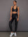 Action Bra 2.0 in Croc Takara Shine - Black