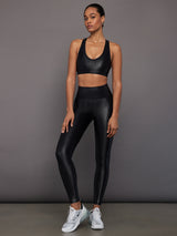 Action Bra 2.0 in Croc Takara Shine - Black