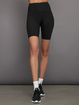 Ribbed Biker Short - Black