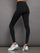 High Rise Full-Length Legging in Diamond Compression - Black