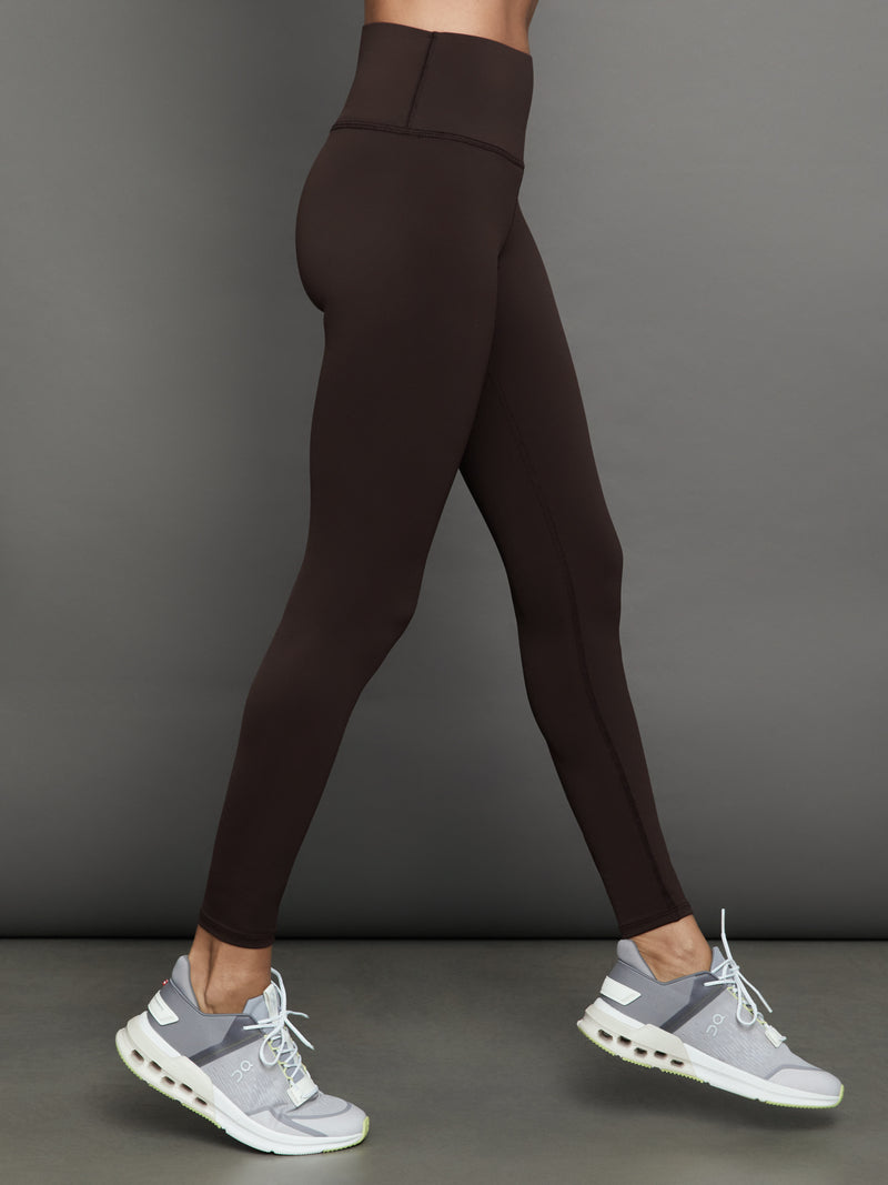 High Rise Full-Length Legging in Diamond Compression - Java