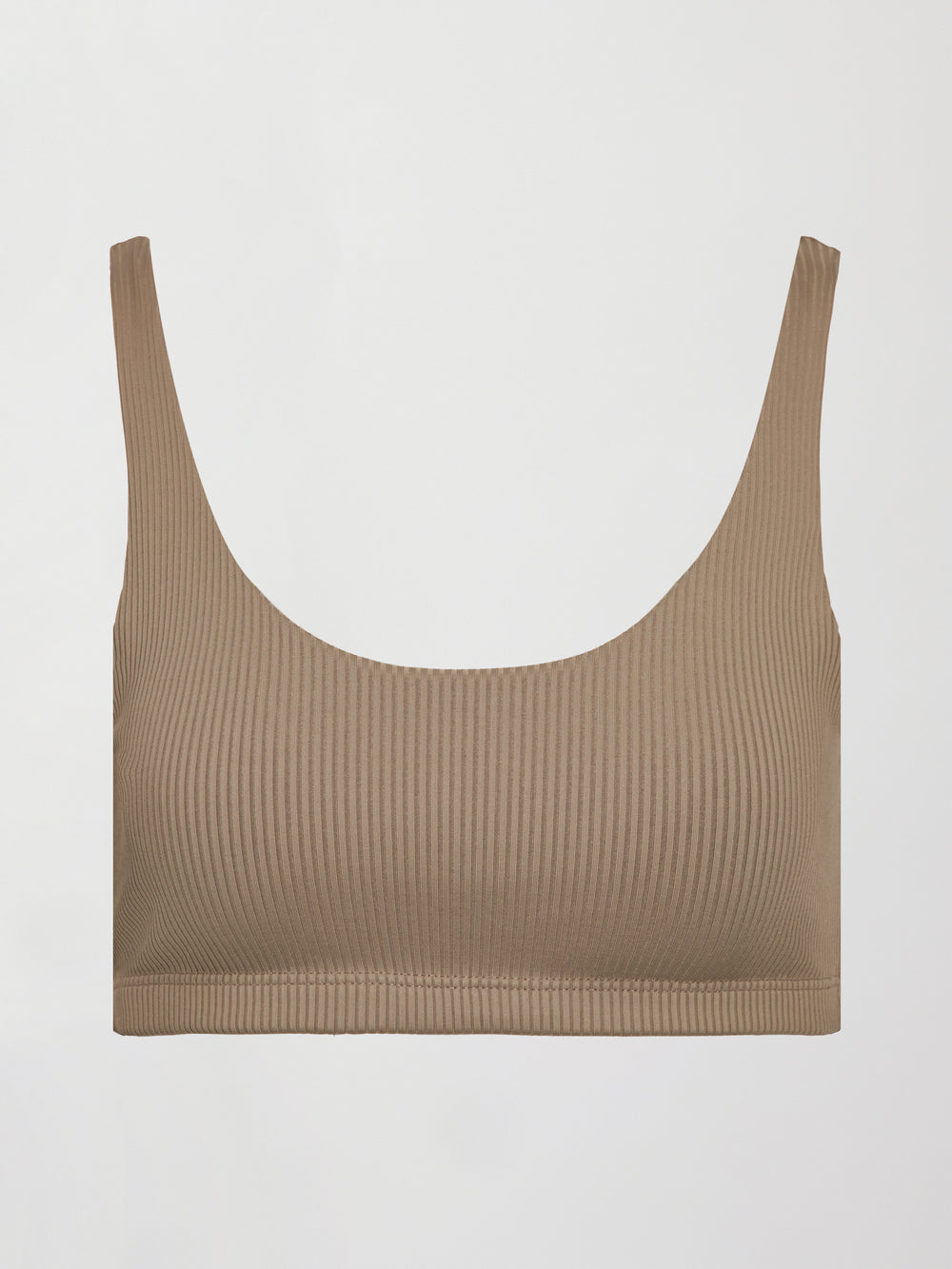 Ribbed Bra - Caribou