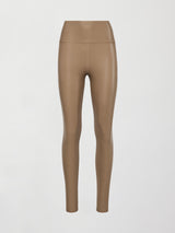 High Rise Full-Length Legging in Takara Shine - Caribou