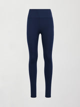 High Rise Legging in Ribbed Melt - True Navy