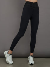 Ruched Mesh Legging in Melt