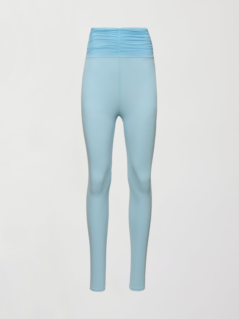 Ruched Mesh Legging in Melt - Sky Blue