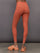 High Rise Legging in Melt - Burnt Sienna