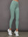 High Rise Legging in Melt - Granite Green