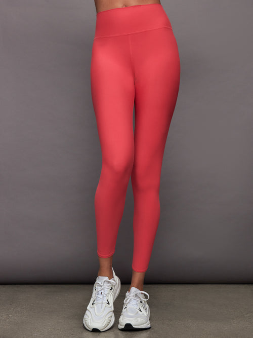 High Rise Legging in Melt - Tomato