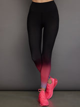 Ombre Legging in Melt - Black Ombre