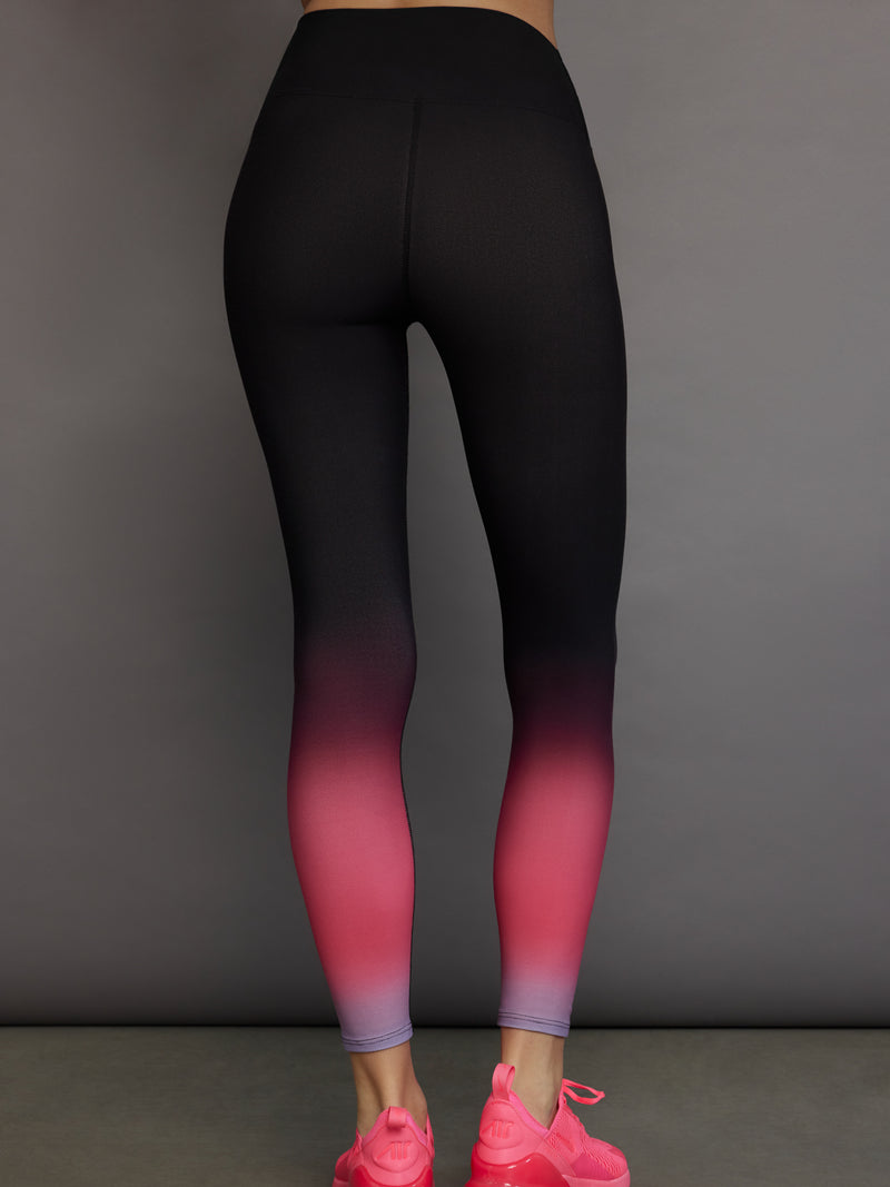 Ombre Legging in Melt - Black Ombre