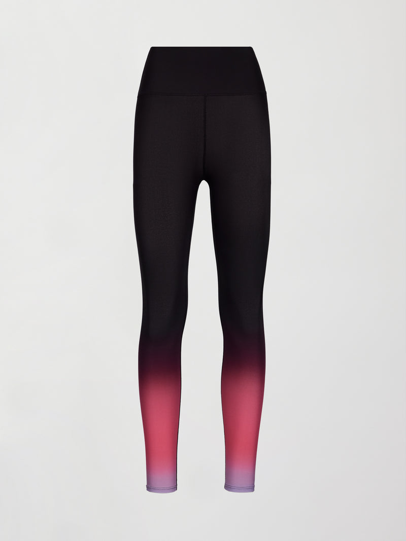 Ombre Legging in Melt - Black Ombre