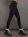 Stirrup Legging with Rhinestone Trim - Black