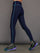 High Rise Legging with Fleece Back - Navy / Blue Atoll