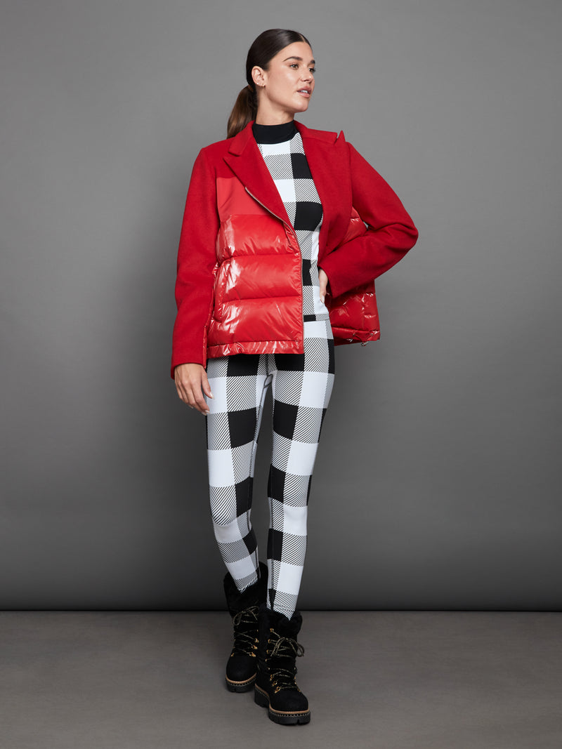 Printed Base Layer Legging - Buffalo Plaid