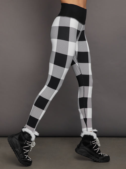 Printed Base Layer Legging - Buffalo Plaid