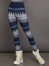 Printed Base Layer Legging - Printed Fairisle