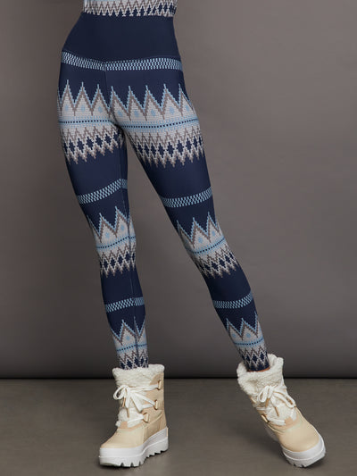 Printed Base Layer Legging - Printed Fairisle