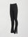 Rhinestone Split Bootcut Legging - Black