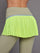 Pleated Skirt Legging in Melt - Silversage / Acid Lime