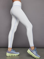 High Rise Fleece Back Seam Legging