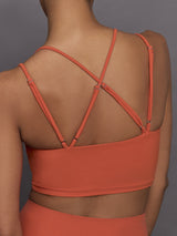 Strappy Bra in Melt - Burnt Sienna