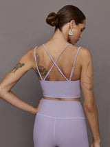 Strappy Bra in Melt - Lavender Grey