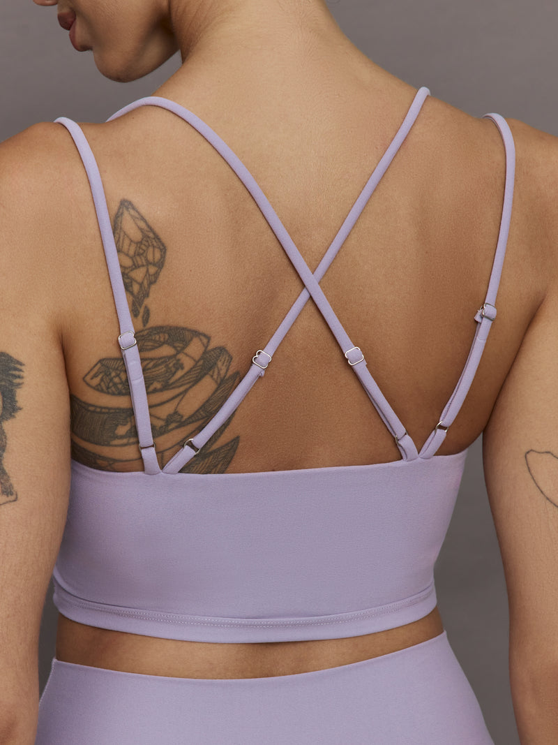 Strappy Bra in Melt - Lavender Grey