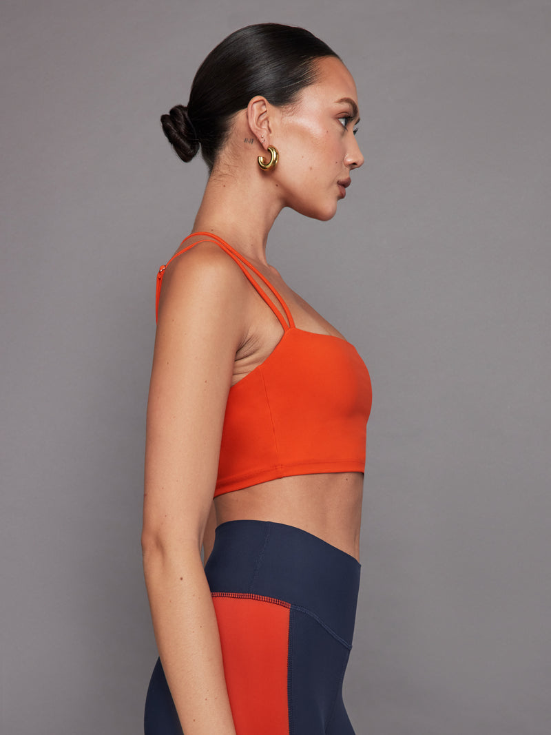 Strappy Bra in Melt - Orange