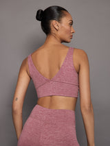 Wrap Bra in Heather Melt - Hawthorn Rose Heather